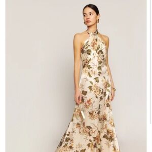 Reformation Veria Silk Dress